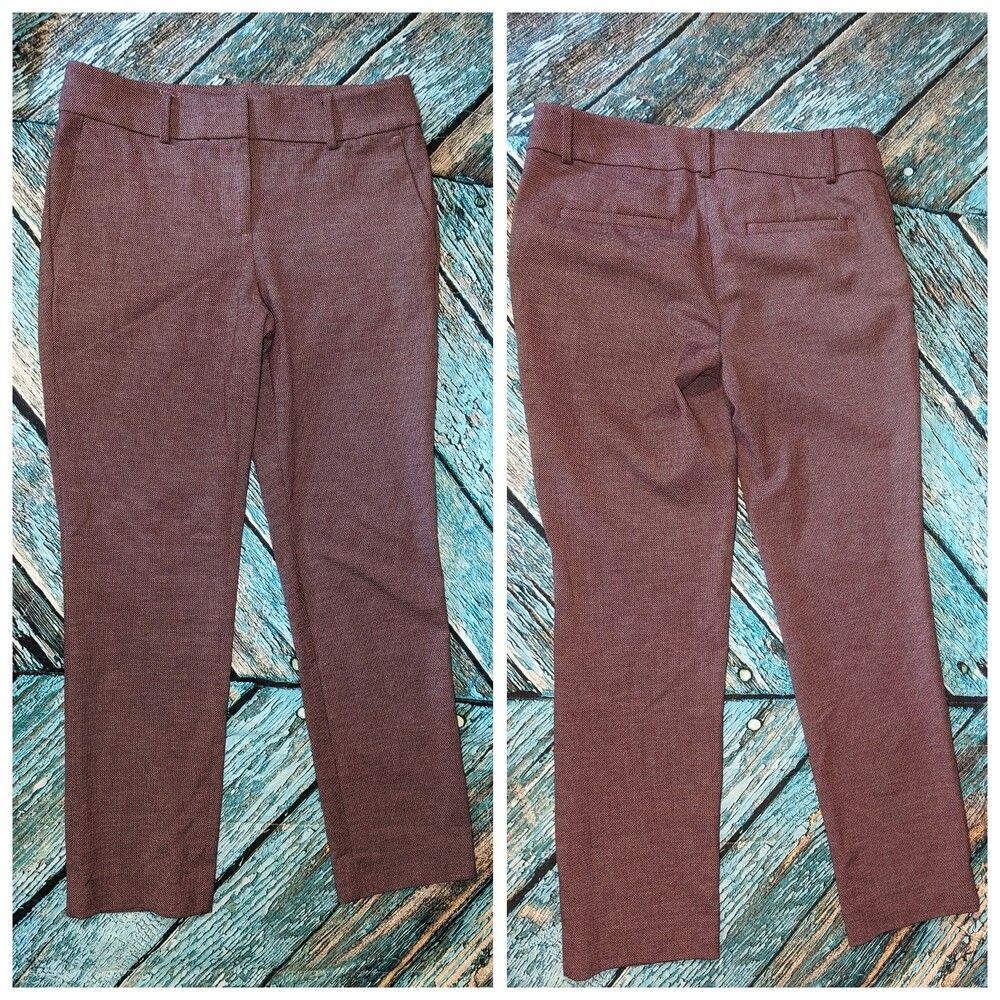 Loft Size 2 Purple Heathered Marisa Dress Pants